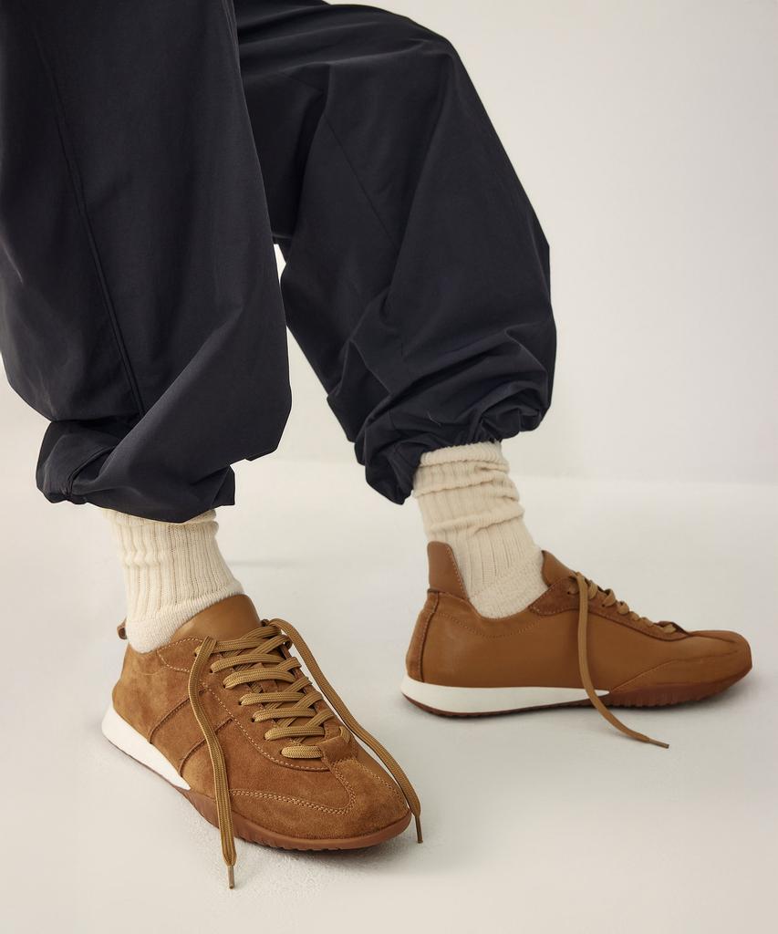 Studio Tomboy [Men] Color Block Sneakers_Camel 9156271001