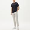 Fila Embroidered Logo Dark Pattern Round Neck Sports Short Sleeve T-Shirt Men Tops Legendary-Blue F11M131129F-NV
