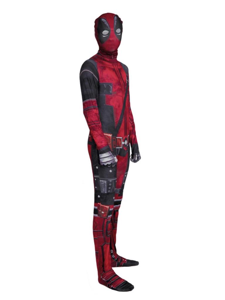 Deadpool Einteiler Bodysuit Kostüm für Kinder & Erwachsene - Halloween Cosplay Outfit