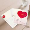 Romantic Love Puzzle Postcard Creative Puzzle Recording Valentine's Day Gift Surprise with Envelope Valentine's Day Card