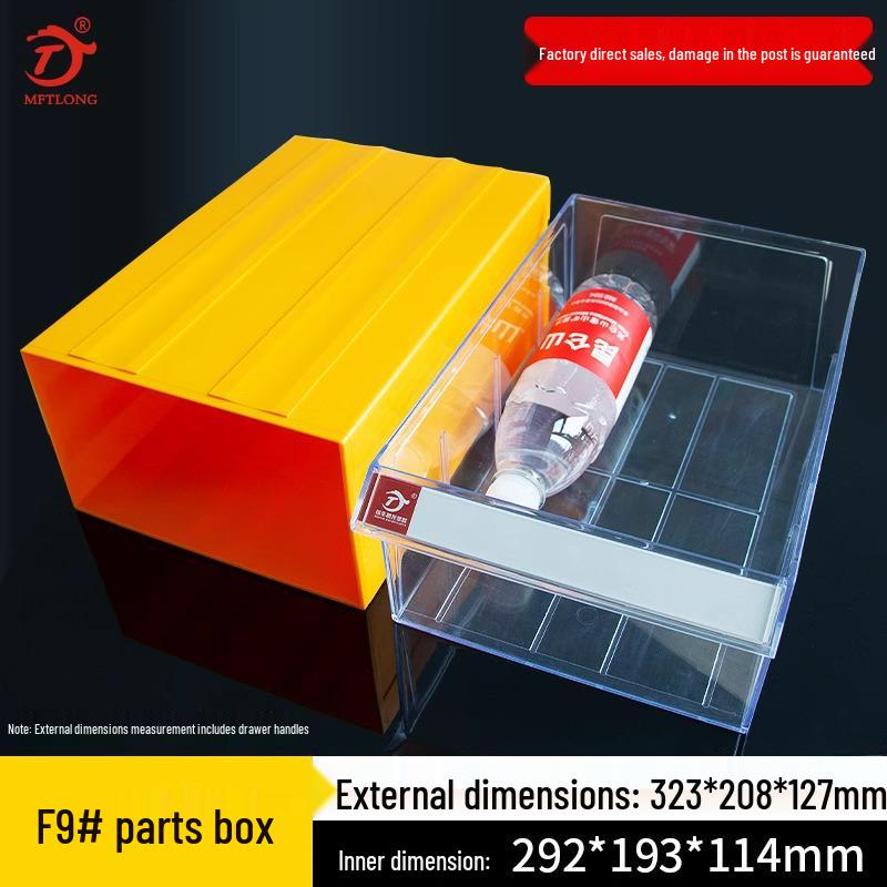Desktop Drawer-Type Organizer Box, Thickened Storage Cabinet for Components and LEGO Bricks