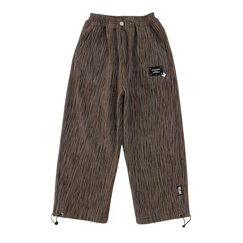 Boys' Fleece-Lined Corduroy Pants - Autumn & Winter Style, Thickened One-Piece Fleece, Handsome Casual Pants for Older Boys