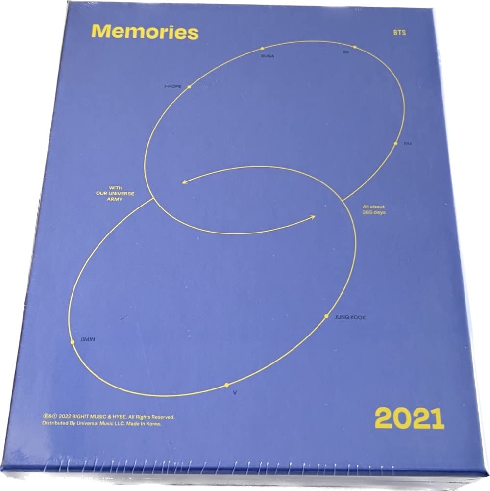 BTS Memories of 2021 Edition with Japanese Blu-ray [Limited Subtitles]