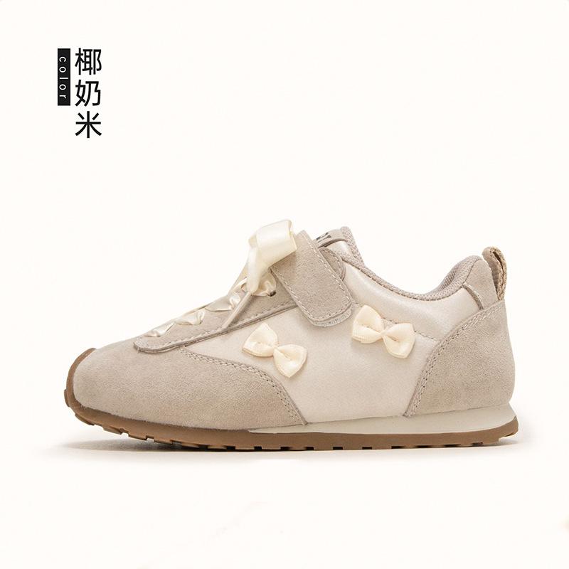 Girls Shoes 2025 Spring and Autumn New Children's Moral Training Shoes Little Girls Sports Shoes Light Board Shoes Casual Shoes Spring