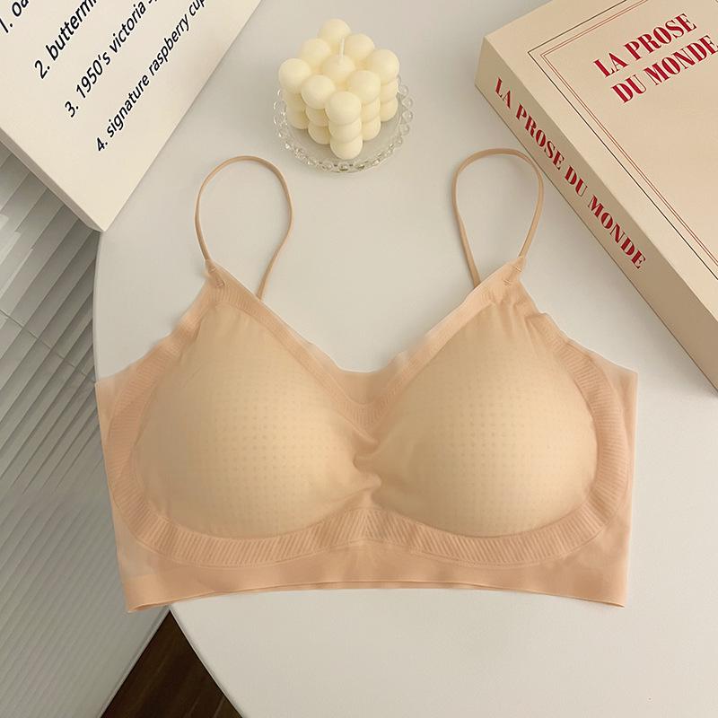 Summer Jelly Ultra-Thin Ice Silk Breathable Women s Strappy Undergarment