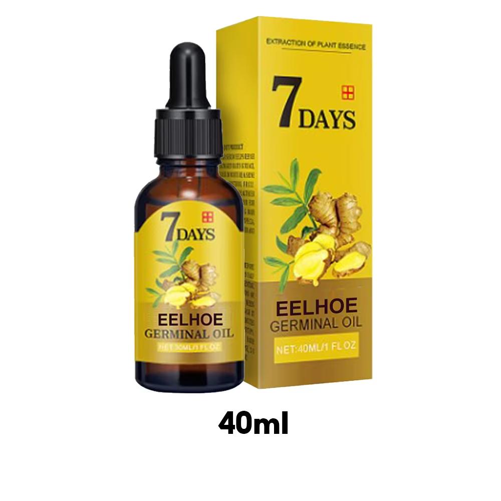 Huile de croissance capillaire au gingembre EELHOE, traitement anti-chute de cheveux essentiel et naturel, solution nutritive hydratante pour la croissance des cheveux, produits de soins