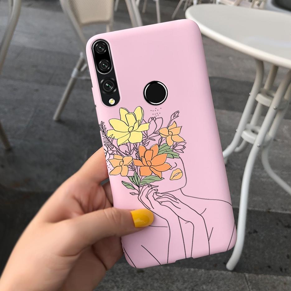 For Huawei Y9 Prime 2019 Case STK-L21 Stylish Flower Cartoon Phone Cover For Huawei Y9 Y 9 Prime 2019 Cases Fundas Coque Bumper