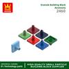 169Pcs/lot 2460 Tile Modified 2x2 With Pin Building Block Moc Accessories Compatible with Brick Children Toys Gift Box