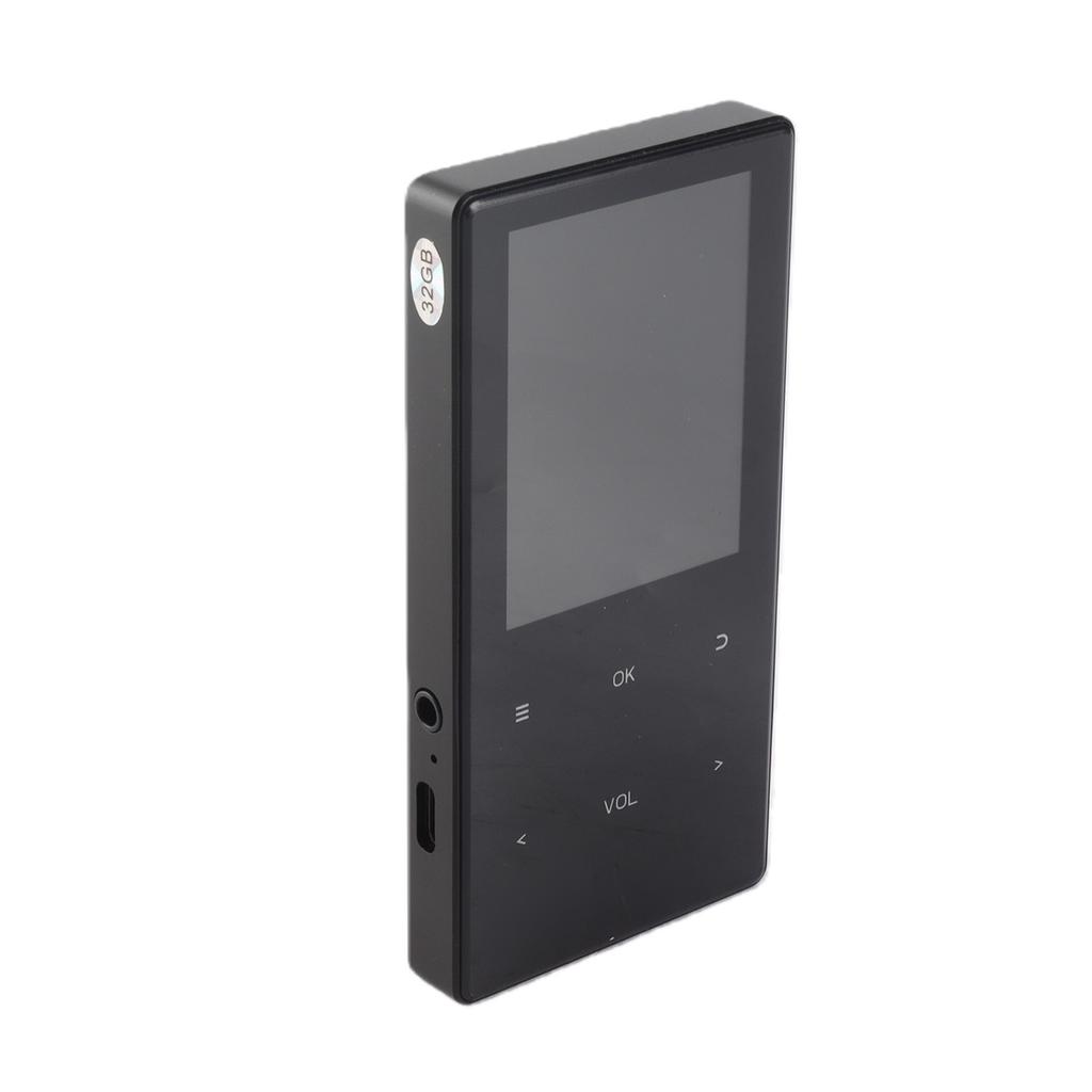 HIFI Müzik Çalar MP3 Çalar BT FM ile 128GB Genişletilebilir Hafıza 2,4 İnç Ekran HiFi Ses Kalitesi Dahili 1500mAh