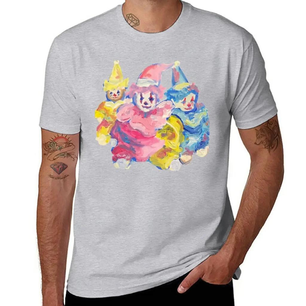 Clown Friends T-Shirt hippie clothes anime clothes mens clothing