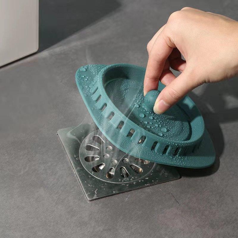 Silicone Floor Drain Deodorant Cover Bathroom Deodorant Insect-Proof Seal Household Sewer Pipe Sink Antismell Floor Cover