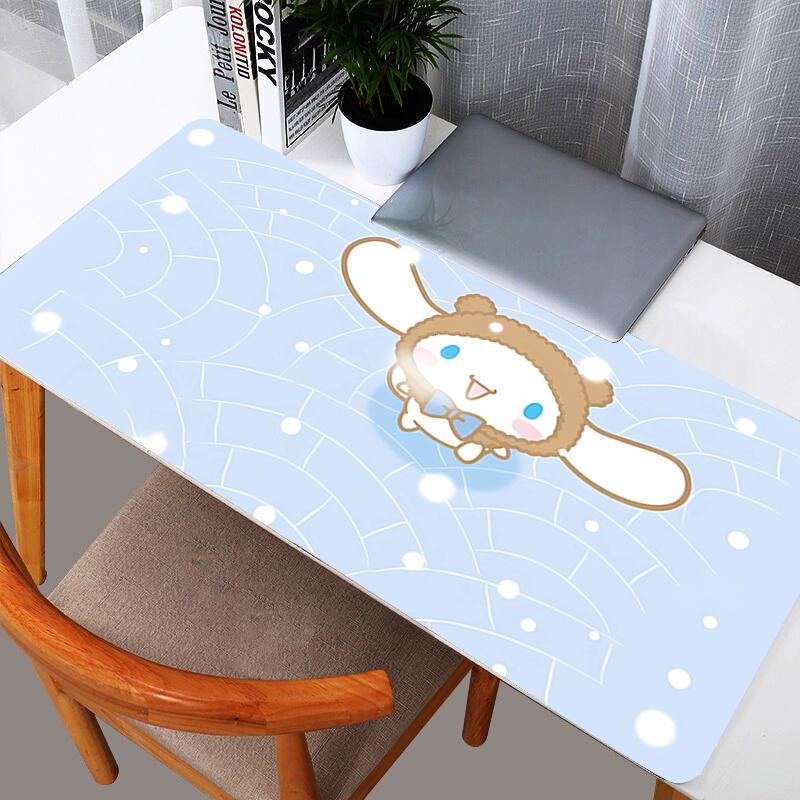 Cinnamoroll Mouse Pad durable Large Gamer XXL Keyboard Desk Mouse Mat Carpet Rubber Tapis Souris Gaming Notbook Mousepad