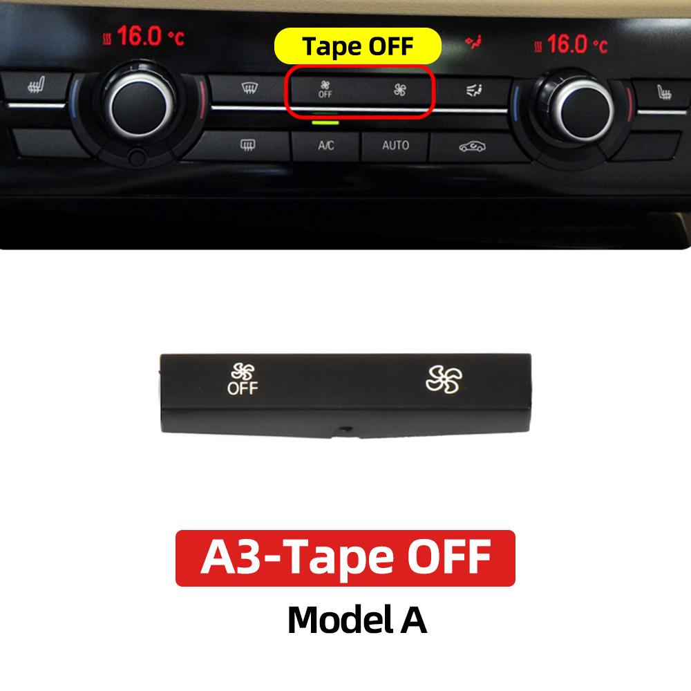 A/C Heater Climate Air Conditioning Control Panel Fan Speed Button Cover for BMW 5 7 Series F07 GT F10 F11 F01 F02 520 525 730