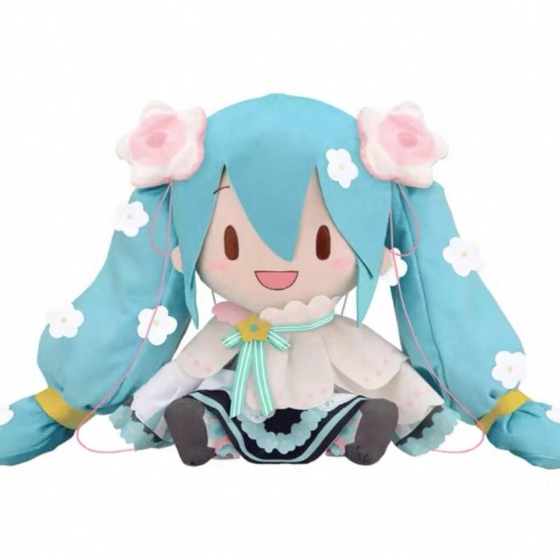 New Original Anime Sega Vocaloid Hatsune Miku Plush Toys Flower Miku Fufu 32\50cm Cartoon Collection Girl Boys Gifts Toys