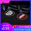 For Jeep 2Pcs JEEP HD Car Door Welcome Light Led Projector Lamp For Jeep Renegade Compass Grand Cherokee Wrangler Jk Gladiato