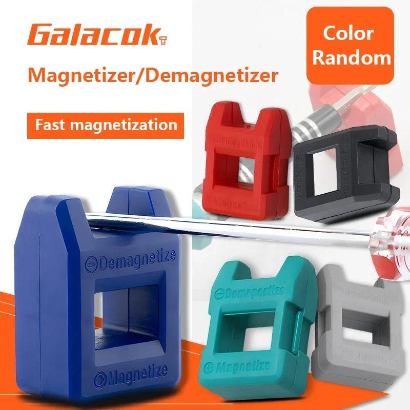 Mini Magnetisator Demagnetisator Skruvmejsel Magnetiskt Verktyg för Upplockning Lämpligt för Skruvmejselspetsar Borrskär