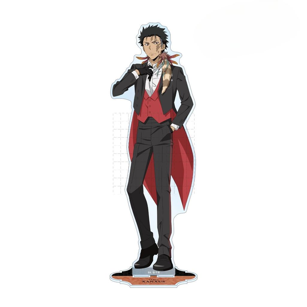 Game Sasagawa Ryouhei Gokudera Hayato Acrylic Stand Doll Anime Sawada Tsunayoshi Hibari Kyouya Figure Model Cosplay Toy for Gift