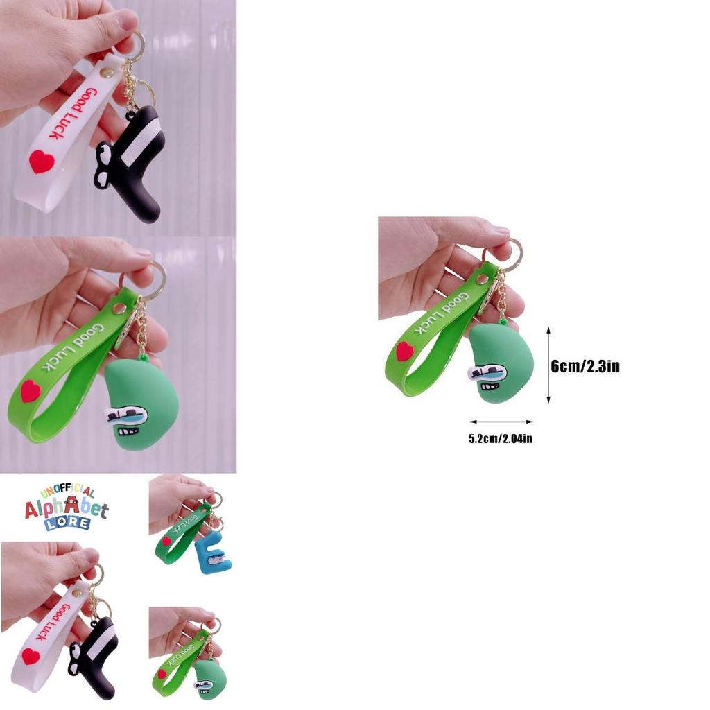 Alphabet Lore Keychain Kids Xmas Gifts Bag Pendant Doll