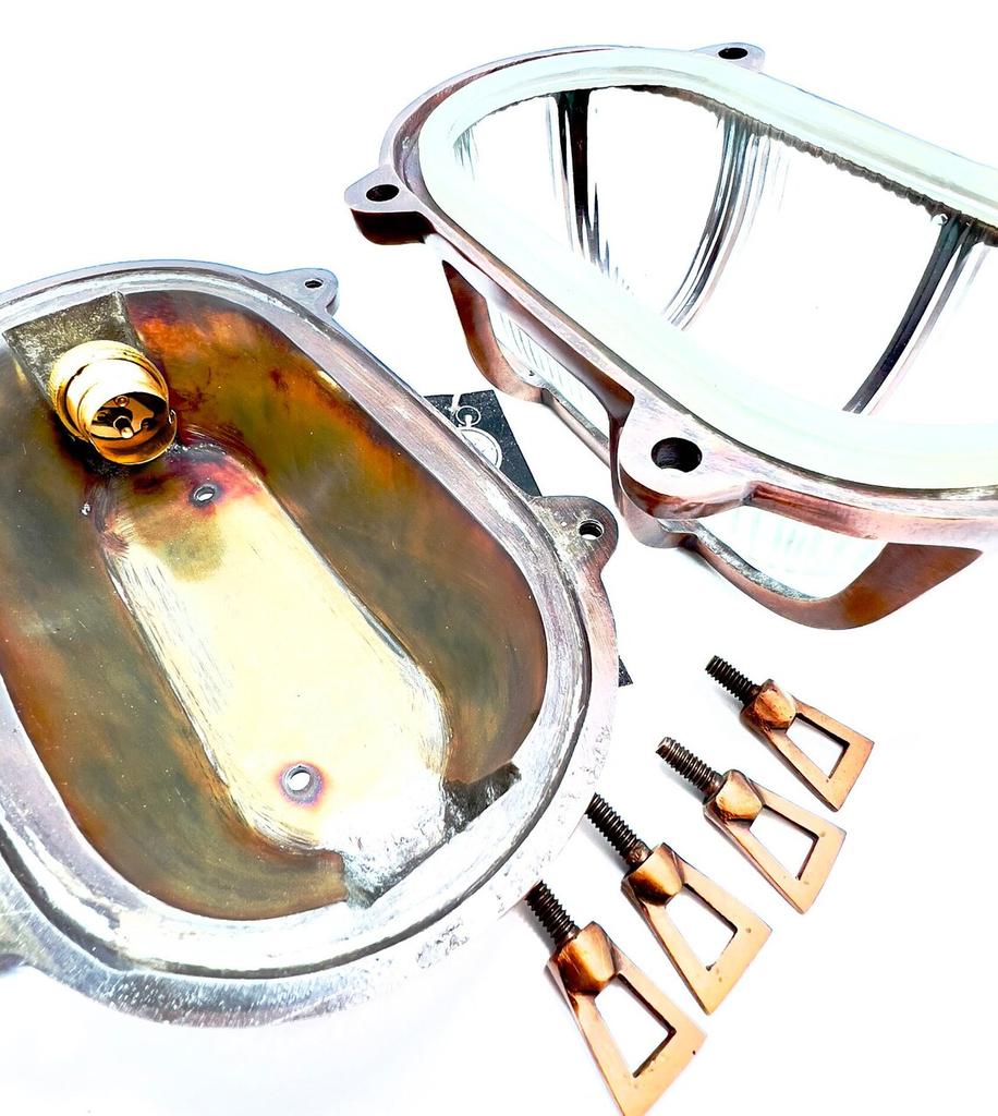 Industrial Bulkhead Light Wall Ceiling Retro Old Marine Antique Colour Aluminium Oval Shape Wall Light