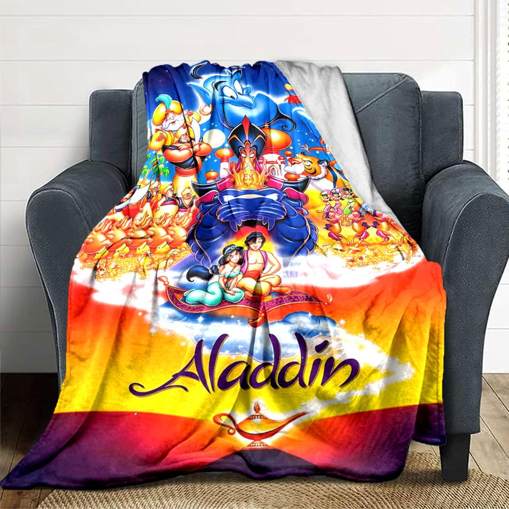 Magic Lamp Adventure Blanket Soft Throw Blanket For Home Bedroom Bed Sofa Travel Office Solid Christmas Blanket