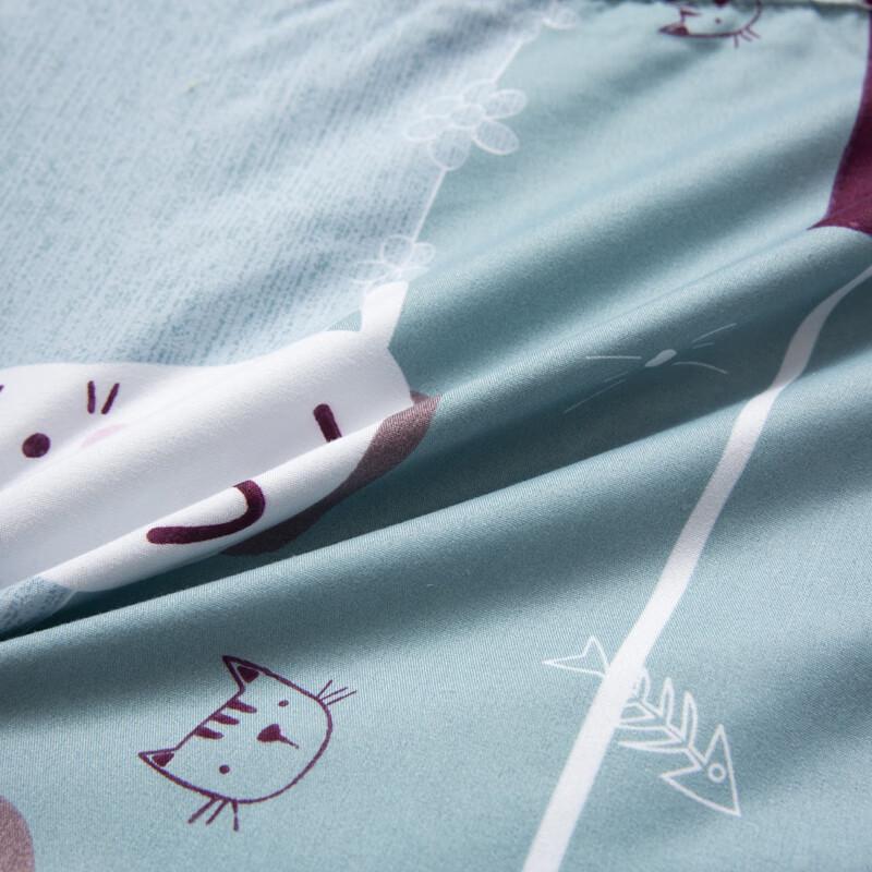 Cat Print 2-in-1 Cushion Blanket