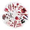 Skin Decoration Party Horror Scar Temporary Tattoos Halloween Tattoo Stickers Fake Tattoo