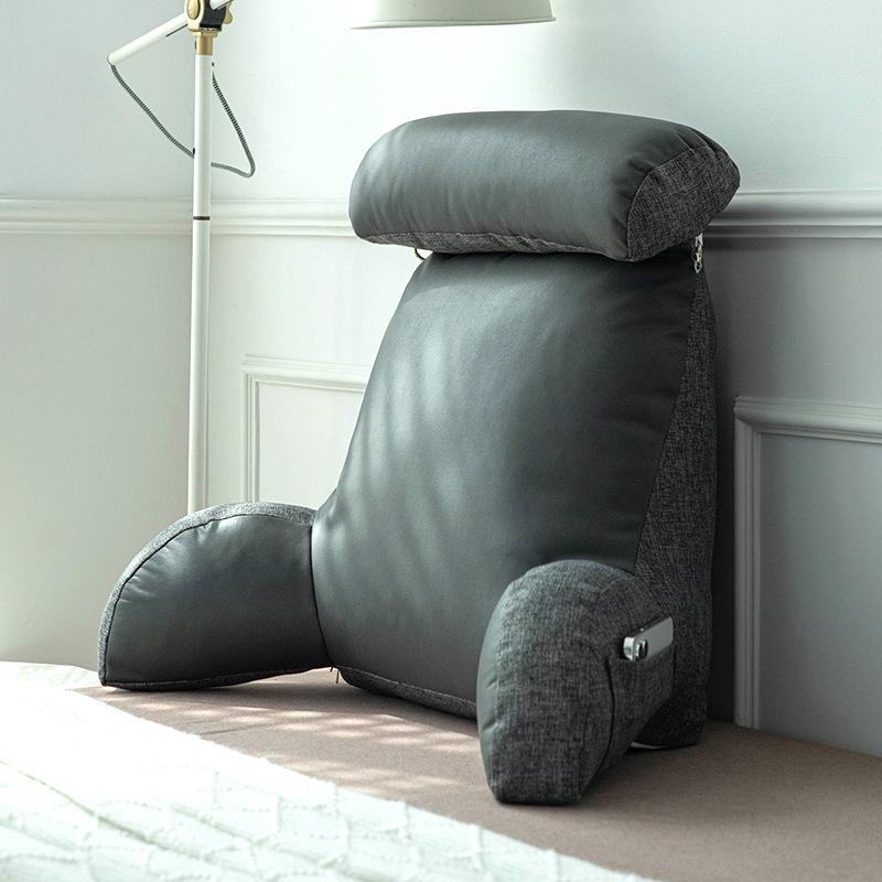 Bedside Soft Pack Backrest Cushion - Neck, Reading, and Lumbar Support Pillow