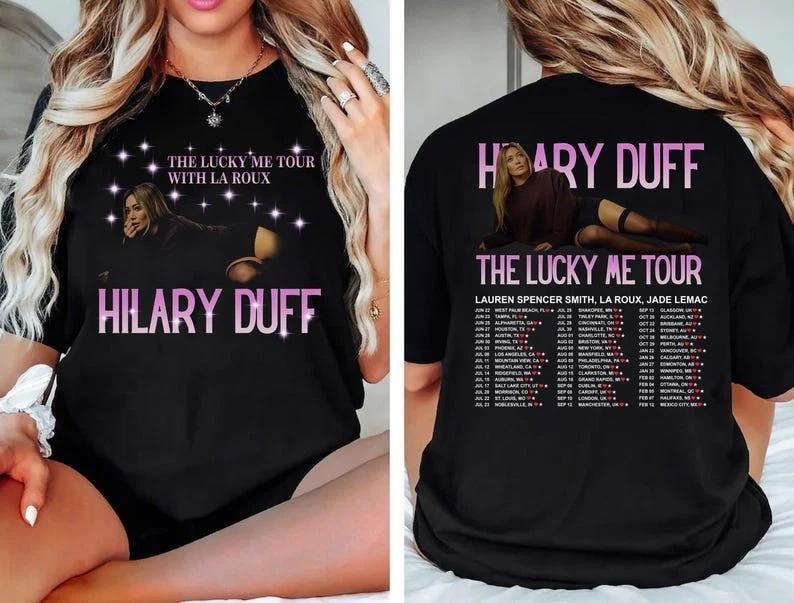 Футболка Хилари Дафф The Lucky Me Tour S