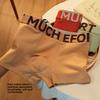 Men's Spring and Summer Fashion Letter Pure Cotton Breathable Mid Waist Flat Angle Underwear