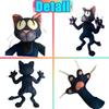 99 Nights in The Forest Cat Plush The Cat Monster Plushies Toys Soft Stuffed Animals Doll Birthday Gift  for Kids and Game Fans