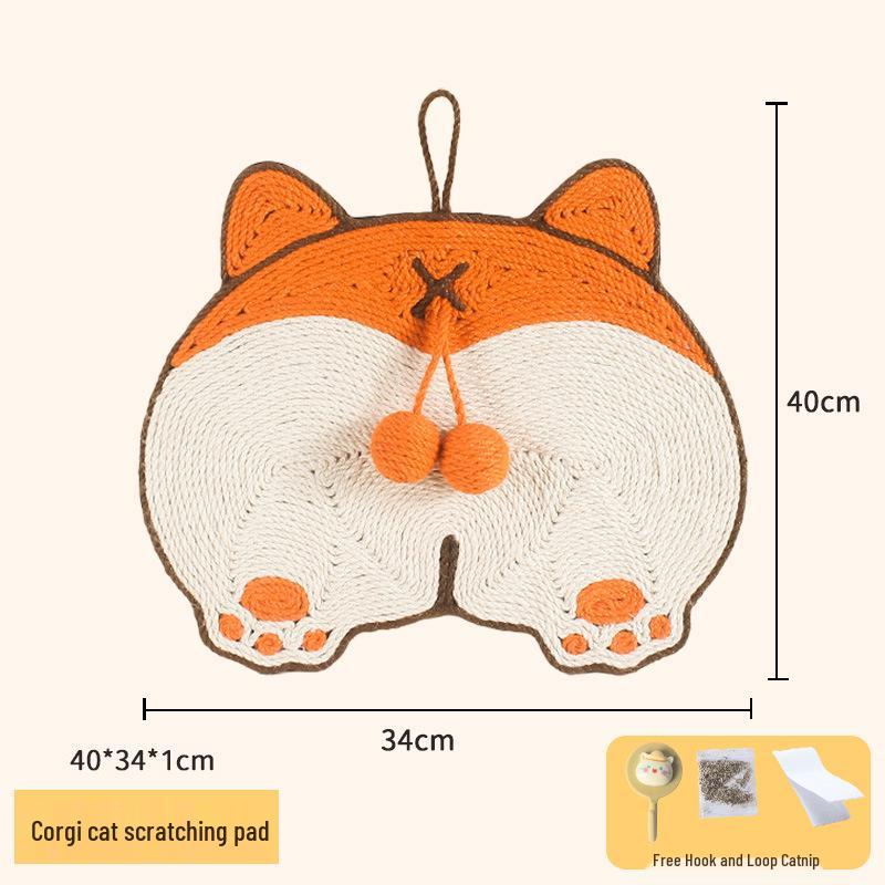 Wall-Mounted Sisal Cat Scratching & Sleeping Mat