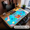 Benutzerdefinierter Name Text Großes Mauspadd, Erstaunliche Welt von Gumball Weiche Rutschfeste Erweiterte Schreibtischmatte Für Home Office