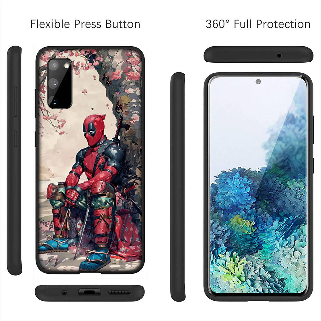 Cover for iPhone 17 16 15 Xiaomi Poco Redmi Note 14 13 12 11 Pro Max 9 16e Samsung Galaxy S25 S24 S23 OPPO Huawei Marvel Wolverine Deadpool Phone Case