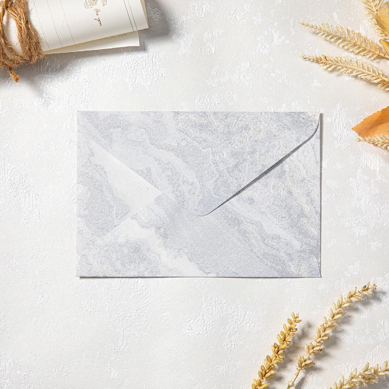 In-Stock Western-Style Gilded Love Letter Envelopes & Gold Embossed Letter Paper Set
