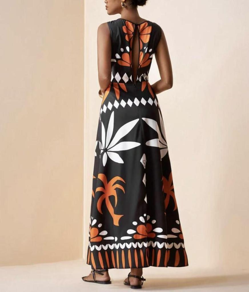 2026 European & American Women's Bohemian Sleeveless Summer Long Dress