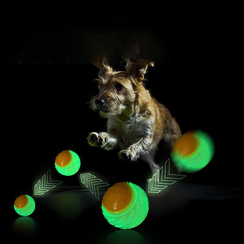 1pc 6.5cm Squeaky Balls Toys Dogs Interactive Toys TPR Dog Chew Toy for Dog Pet Teeth Cleaning Bite Resistance Pet Supplies