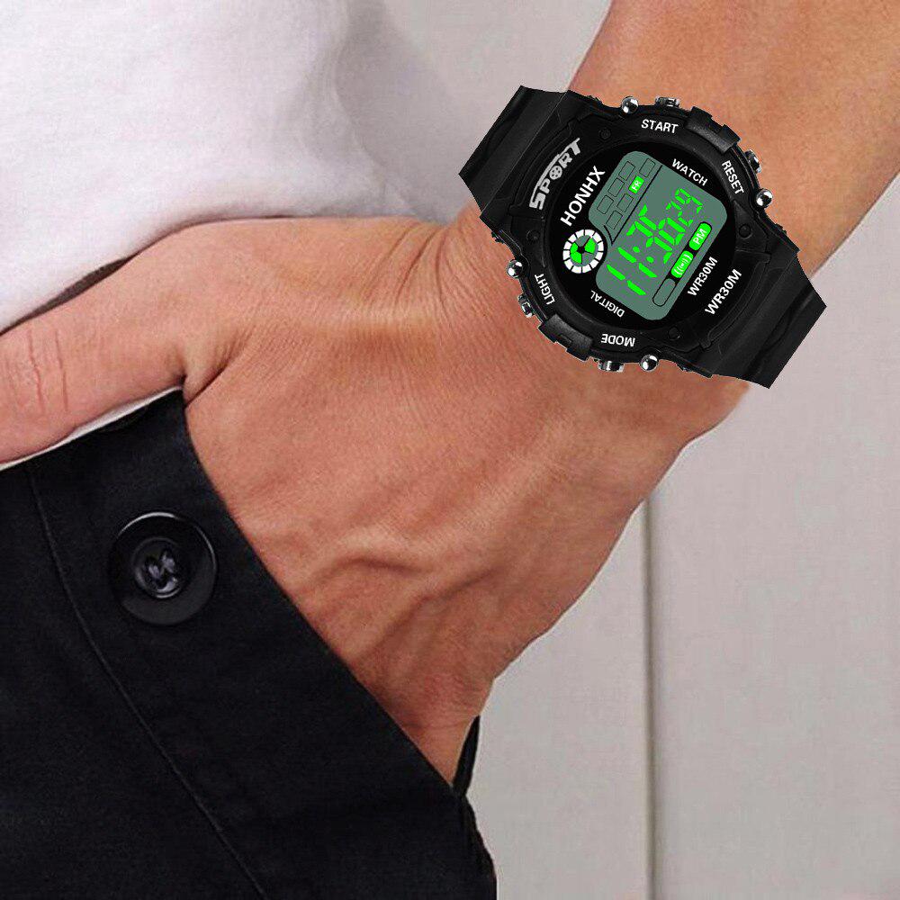 Fashion Watch Men Digital LED Analog Quartz Alarm Date Sports Wrist Watch waterproof luminous Watches Function