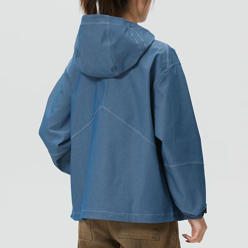 Under Armour Outdoor Windproof Hooded Sports Zip Jacket Women jackets 6014250-498