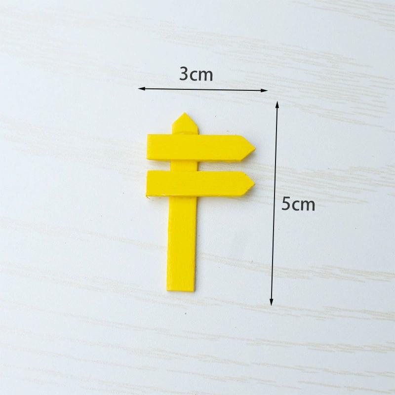 

Mini Wooden Fence Craft Garden Decorations, Mini Wooden Signs, Miniature Decorations, Succulent Plant Decorations, Miniature Landscape Bonsai жёлтый
