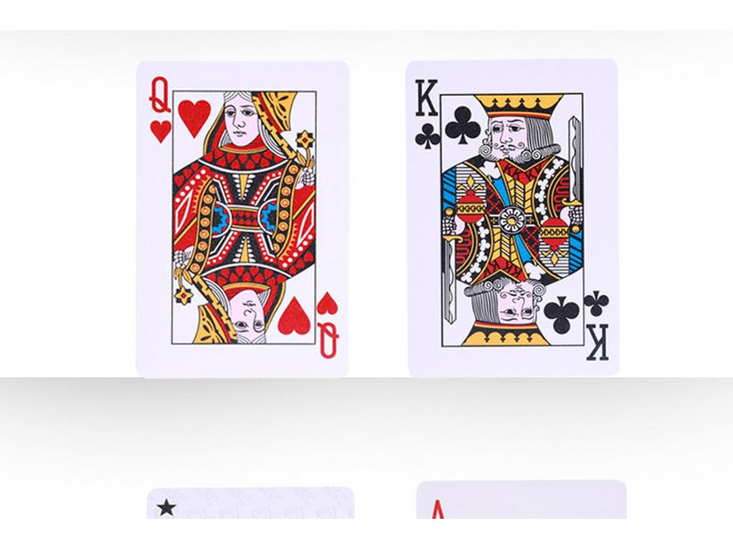 Golden Art Waterproof PVC Playing Cards - Durable, Fold-Resistant, Frosted Finish for Guandan & Doudizhu Poker