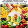 Fruit Vegetable Freshkeeping Bag Banana Storage Bag Vegetable Preservation Anti Ripening Insulated Drawstring Reusable