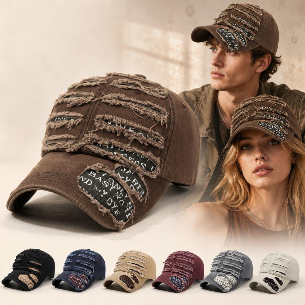 Cotton Baseball Cap Unisex Cool Cowboy Hat Fashion Retro Peaked Cap Men Women