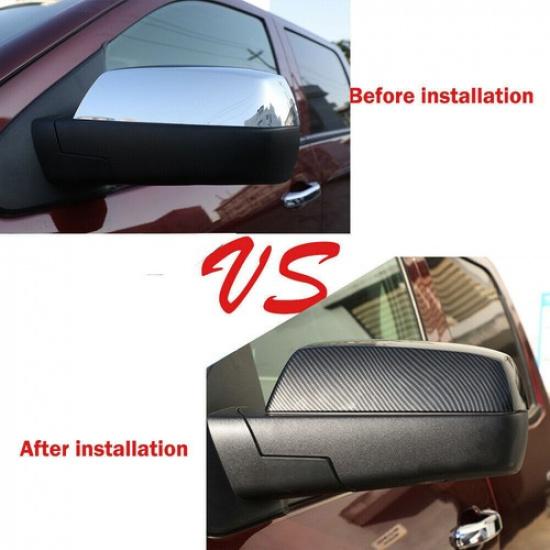 For 14-18 Chevy Silverado /GMC-SIERRA Carbon Fiber Door Handle Mirror Cover Trim
