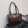 Large Capaci Women's Tote Bag Trendy Korean Commuter Oulder Bag Soft PU Leather Handbag Casual Versatile Underarm Crossbody Bag