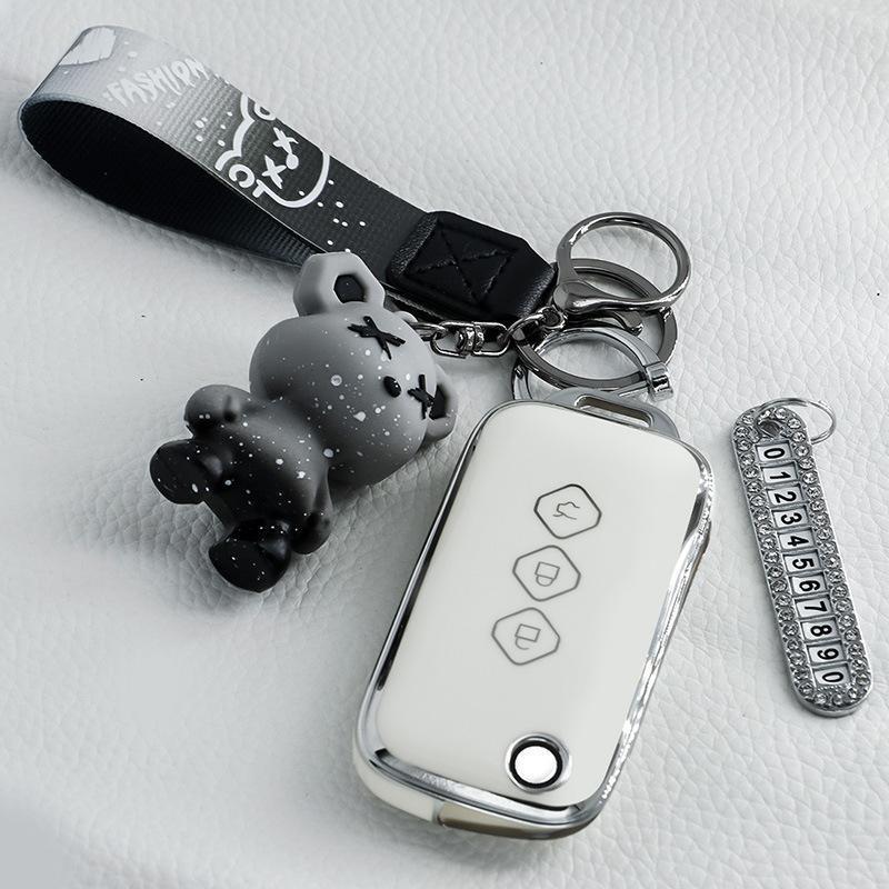 Key Case Shell for Wuling Hongguang MiniEV Macaron 2022 - GAMEBOY GB Design