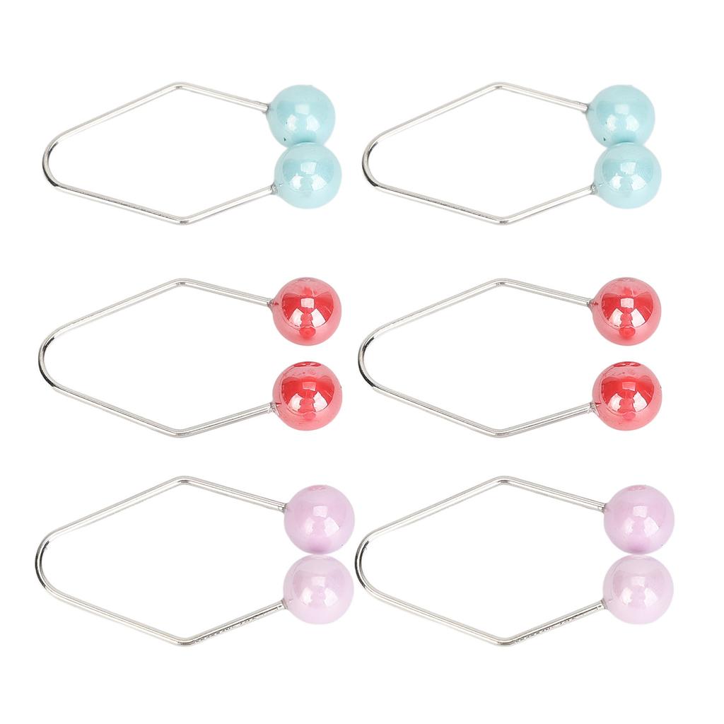 3 Paar Grübchenmacher für Wangen, Gesichtsmuskeltraining, Piercing-frei, schmerzlos, Legierung, Grübchenmacher, Ba