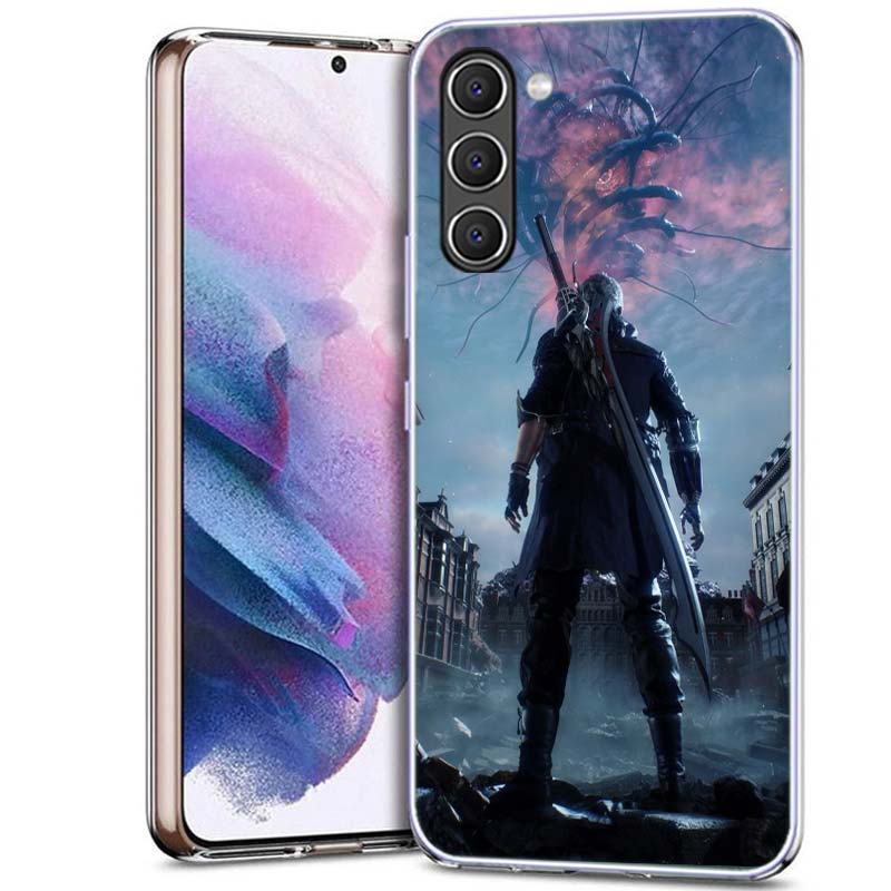 D-Devil May Cry DMC Phone Case for Samsung A54 A14 A24 A34 A17 A37 A57 A55 A35 A25 A15 A13 A23 A33 A53 A07 A05S A04S A03 A73 Gal