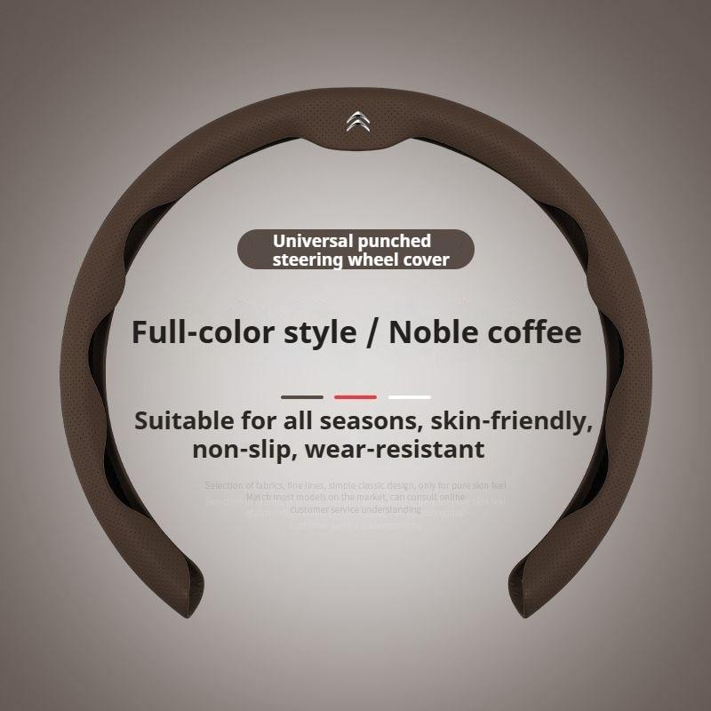 For Citroen C1 C2 C3 C4 C5 C6 VTS Xsara C-Crosser Berlingo Jumpy Anti slip breathable Car Steering Wheel Cover Auto Accessories ale256