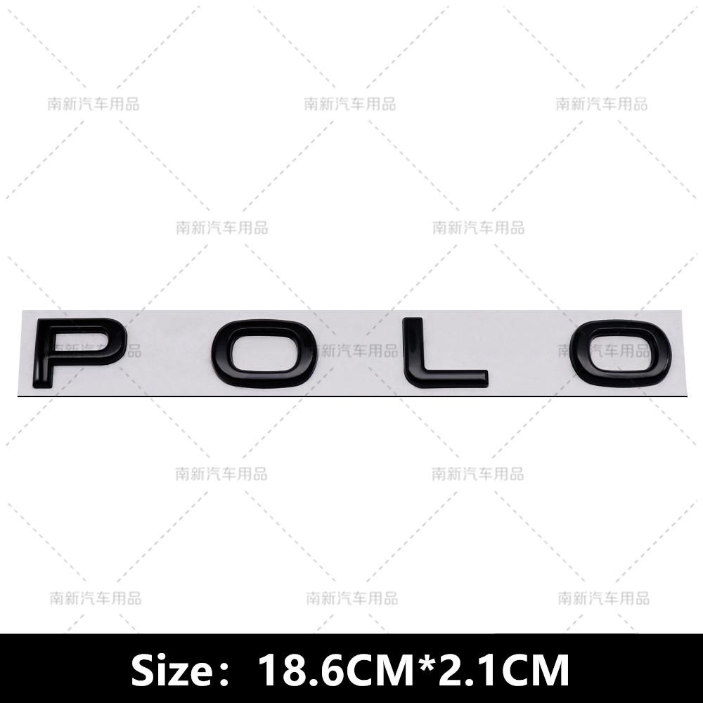 2026 Hot For VOLKSWAGEN VW 3D Metal Rear Trunk Sticker Car Styling Auto Body Side Fender Badge For Volkswagen VW Polo Letters Em