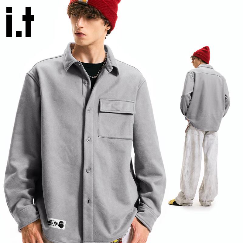 Fingercroxxit Unisex Fleece-Lined Suede-Look Winter Jacket